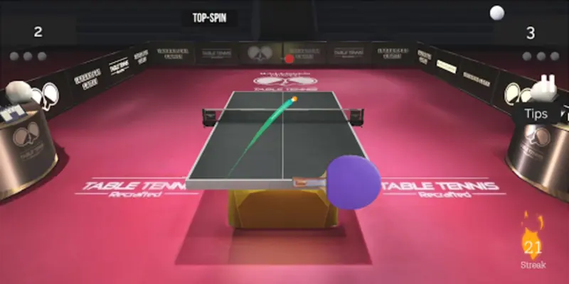 Table Tennis ReCrafted! android App screenshot 1