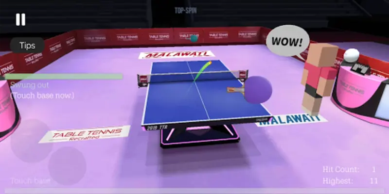 Table Tennis ReCrafted! android App screenshot 3