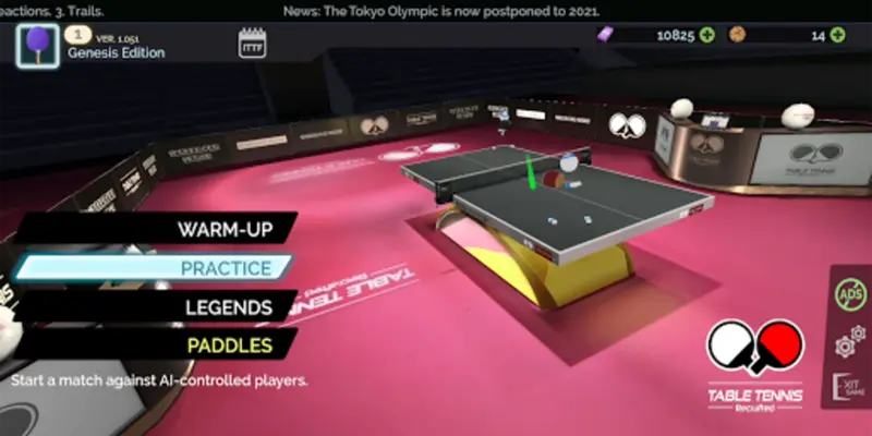 Table Tennis ReCrafted! android App screenshot 4